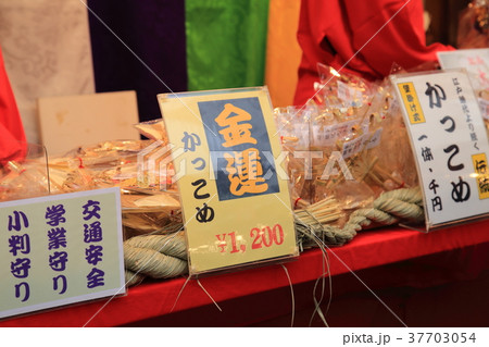 浅草 鷲(おおとり)神社の酉の市 かっこめ 浅草 鷲(おおとり)神社の酉の市 かっこめ 37703054