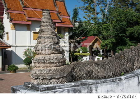 Statue of Naga  Wat Phumin Temple 37703137