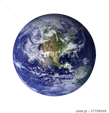 Solar System - Earth. Isolated on white background Solar System - Earth. Isolated on white background 37706049