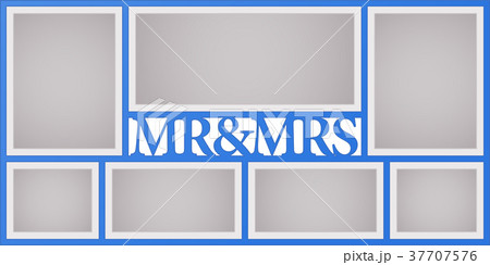 Collage of photo frames vector illustration Collage of photo frames vector illustration 37707576