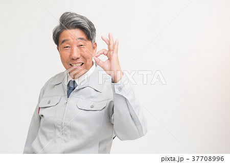 シニア男性 作業服 シニア男性 作業服 37708996