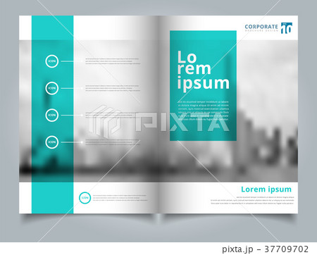 Brochure layout design template, Annual report 37709702