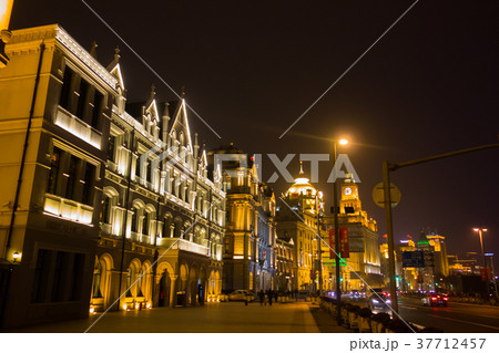 外灘夜景(中国-上海) 37712457