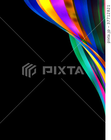 テクスチャー　ストライプ　フレーム 37712821