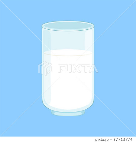 Glass of milk, fresh and healthy dairy product 37713774