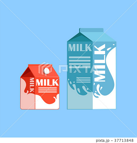 Carton boxes of milk, fresh and healthy dairy Carton boxes of milk, fresh and healthy dairy 37713848