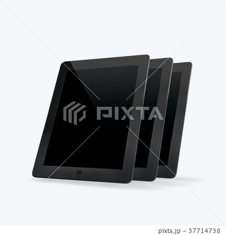 3D render of the tablet on a white background 3D render of the tablet on a white background 37714738