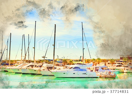 Yachts and boats in Marina Torrevieja 37714831