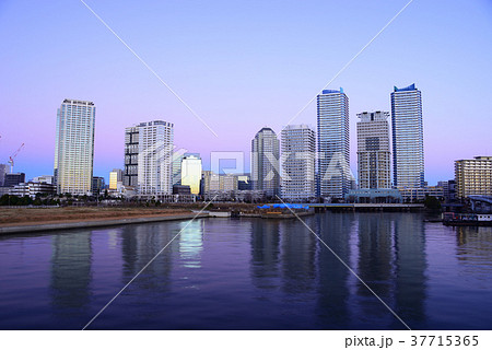横浜みなとみらい地区の風景 横浜みなとみらい地区の風景 37715365