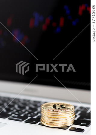 仮想通貨・ビットコインの取引イメージ 37715636