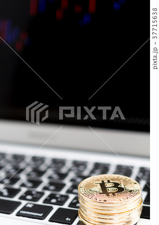 仮想通貨・ビットコインの取引イメージ 37715638