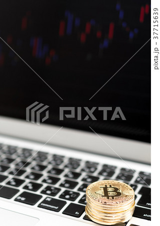 仮想通貨・ビットコインの取引イメージ 37715639