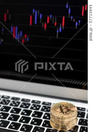 仮想通貨・ビットコインの取引イメージ 37715645