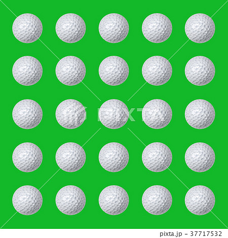 Several golf balls on green 37717532