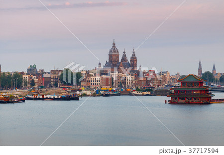 Amsterdam. The church of St. Nicholas. Amsterdam. The church of St. Nicholas. 37717594