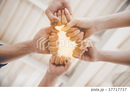 Fist Bump of friendship and teamwork Fist Bump of friendship and teamwork 37717737