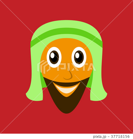 flat icons on theme Arabic business arabic man flat icons on theme Arabic business arabic man 37718156