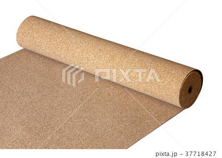 Isolated natural cork roll 37718427
