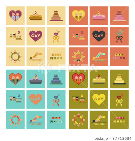 assembly flat icons gay relationships assembly flat icons gay relationships 37718684