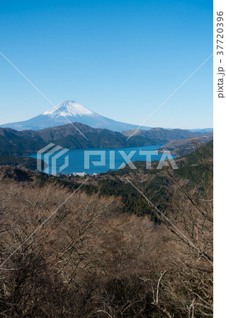 富士山 箱根大観山 芦ノ湖 富士山 箱根大観山 芦ノ湖 37720396