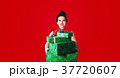 Beauty woman smiles with gifts #2 37720607