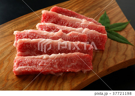 黒毛和牛 カルビ バラ肉 37721198