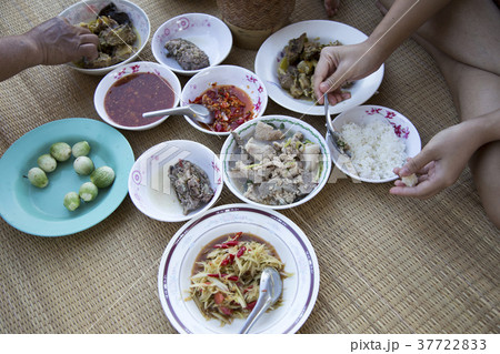 mix menu Isan Thai food 37722833