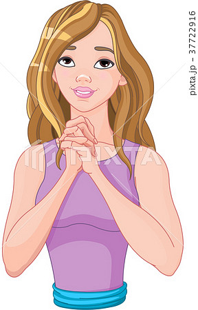 Girl Praying Girl Praying 37722916