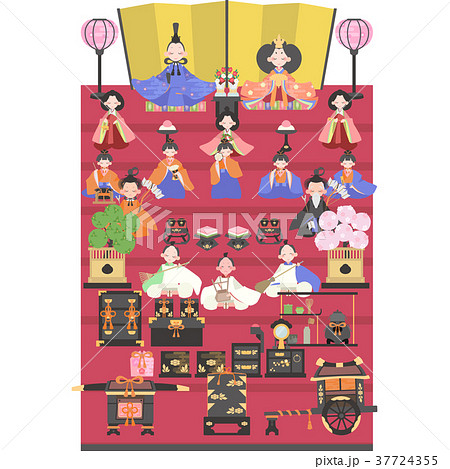 雛人形（15人飾り） 37724355