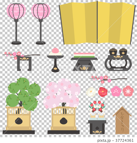 Hina decoration parts set 37724361