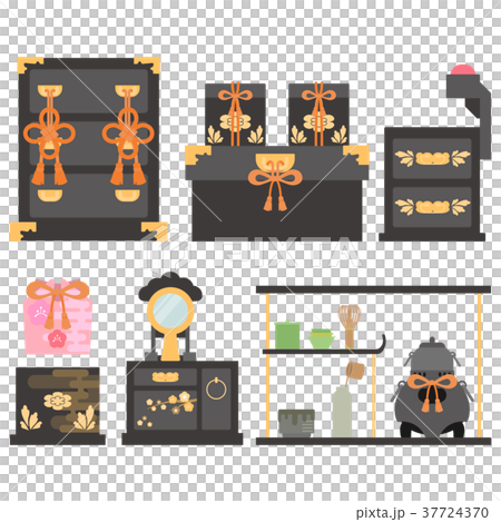 雛人形嫁入道具揃セット 雛人形嫁入道具揃セット 37724370