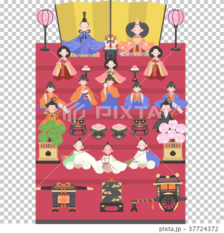 雛人形（15人飾り） 37724372