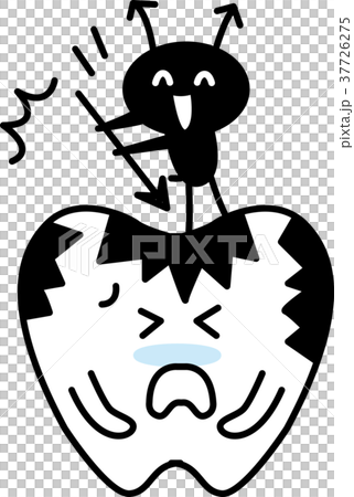 虫歯　イラスト 37726275
