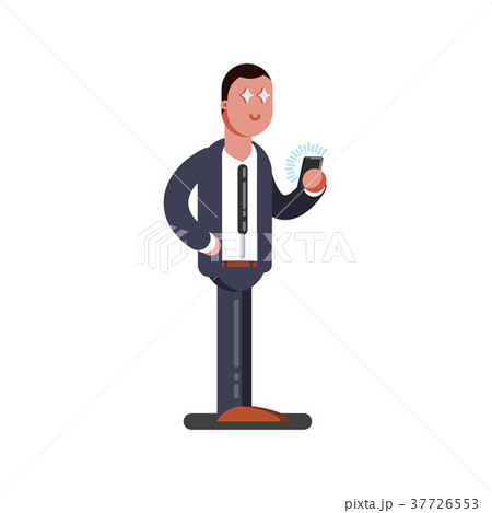 Man seeing something exsiting in his phone Man seeing something exsiting in his phone 37726553