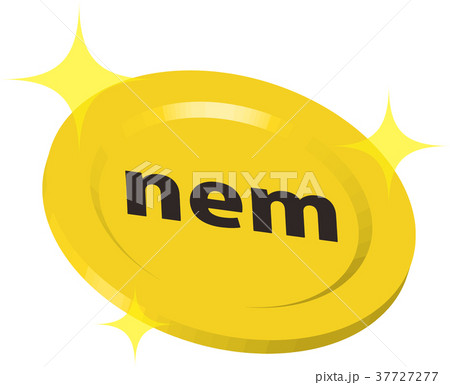 nem風コイン　立体的な金の仮想通貨　 37727277