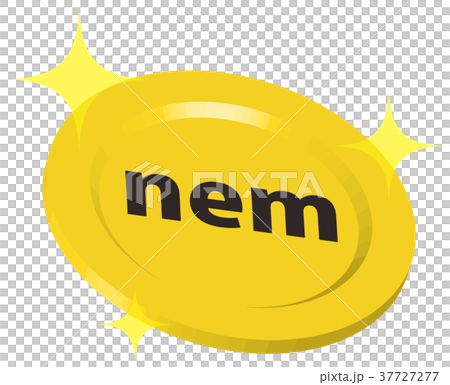 nem風コイン　立体的な金の仮想通貨　 37727277