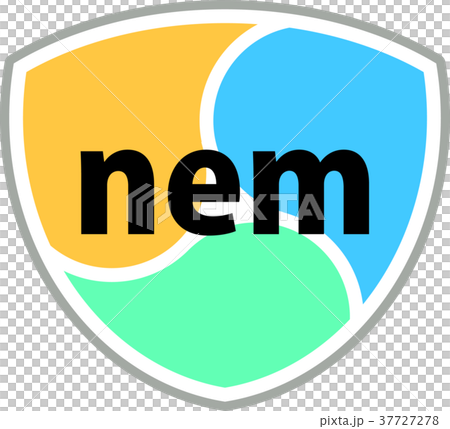 nemコイン風マーク 文字付き nemコイン風マーク 文字付き 37727278