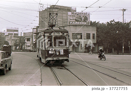 昭和50年 廃止間近の仙台市電 仙台駅前 宮城県の写真素材 [37727755] - PIXTA