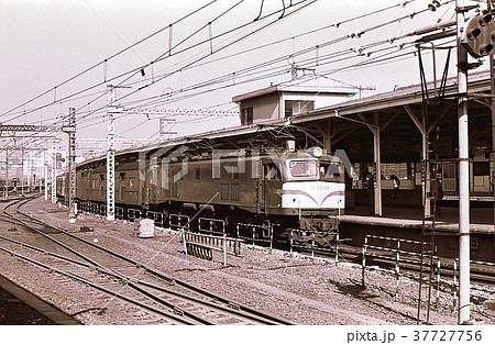昭和58年　EF58牽引荷物列車　品川駅　東京都 37727756