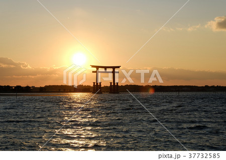 浜名湖 弁天島の夕刻 浜名湖 弁天島の夕刻 37732585
