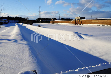 厳冬の志波城古代公園　最北端の古代城柵 37732812
