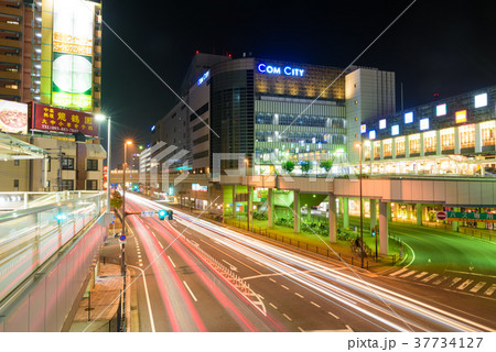 黒崎駅前通り夜景【福岡県北九州市】 37734127