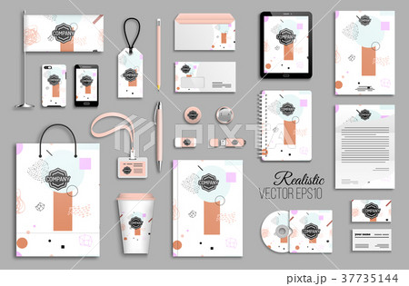 Corporate identity template set. 37735144