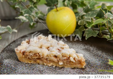 Slice or piece of homemade Apple Pie, dessert Slice or piece of homemade Apple Pie, dessert 37735179