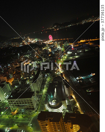 関門海峡（夜景） 37736135