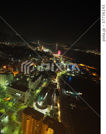 関門海峡（夜景） 37736143