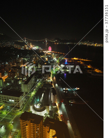 関門海峡（夜景） 37736151