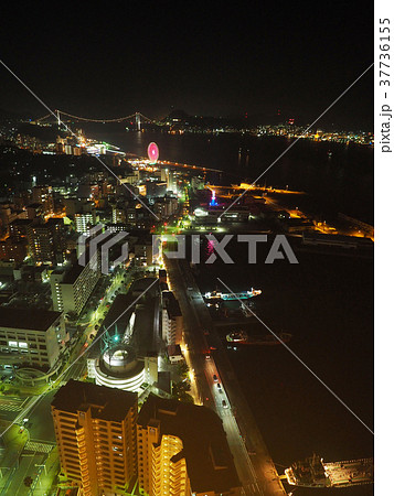 関門海峡（夜景） 37736155