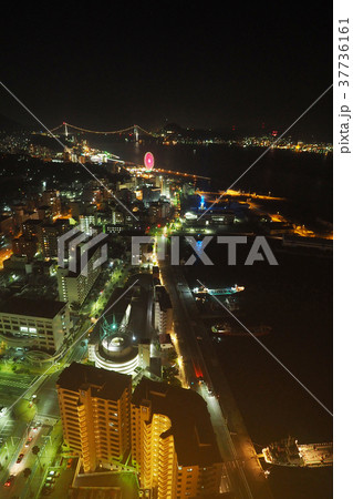関門海峡（夜景） 37736161