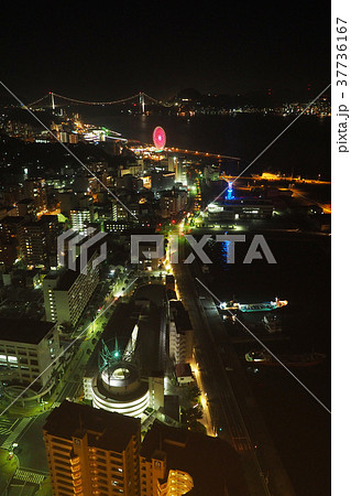 関門海峡（夜景） 37736167